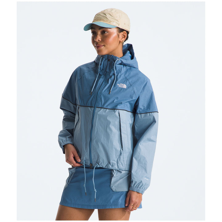 The North Face Novelty Antora Rain Hoodie - Women's Indigo Stone/Steel Blue