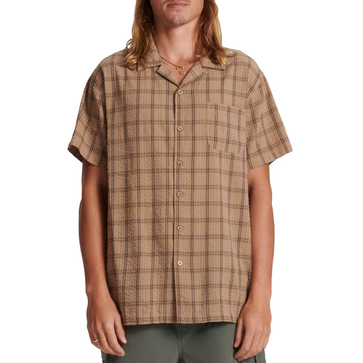 The Critical Slide Society Termoil Short-Sleeve Shirt - Men's Tan
