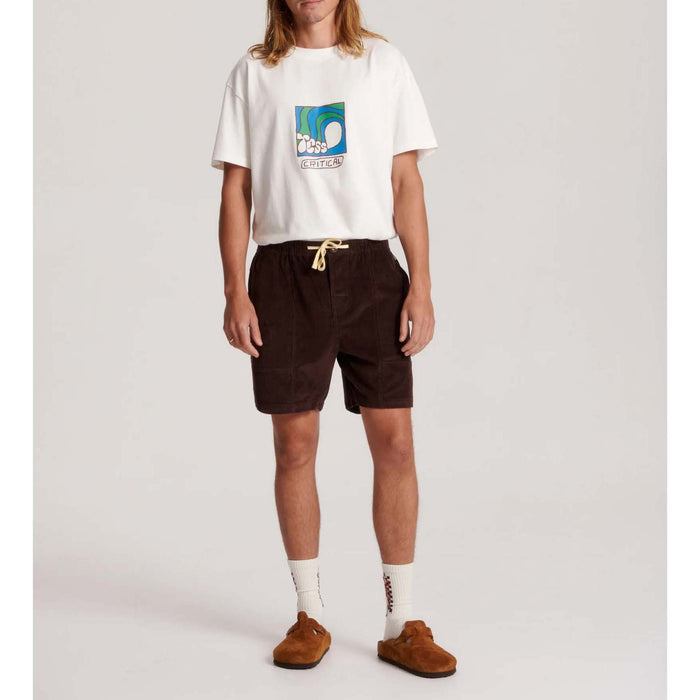 The Critical Slide Society All Day Cord Shorts - Men's Mauve