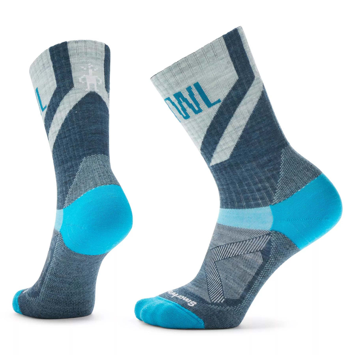 Smartwool Bike Zero Cushion Ribbed Crew Socks - Women's Frosty Green