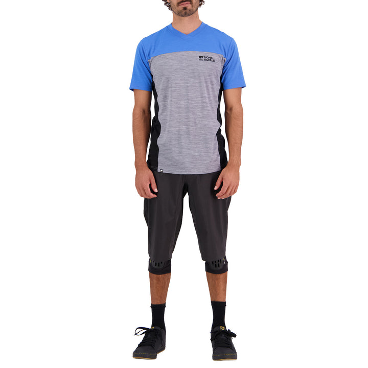 MONS ROYALE Redwood Enduro VT Jersey Blue Gravel
