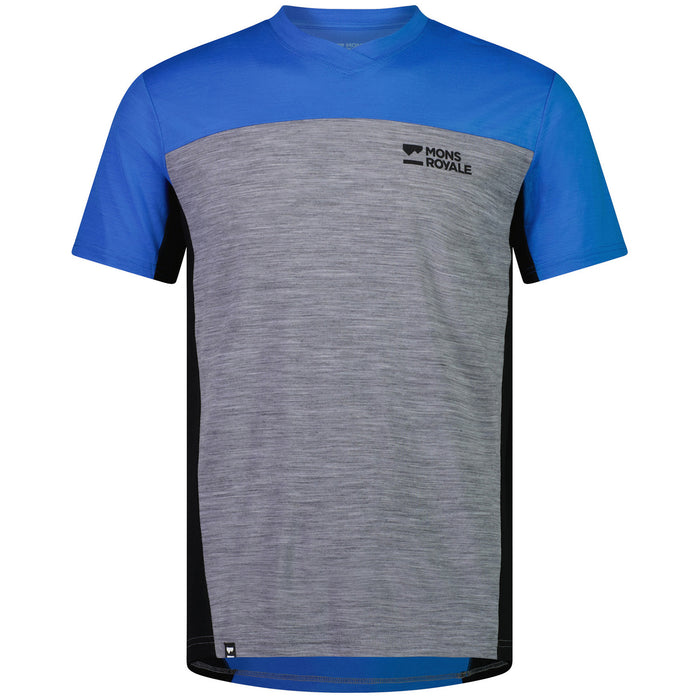MONS ROYALE Redwood Enduro VT Jersey Blue Gravel