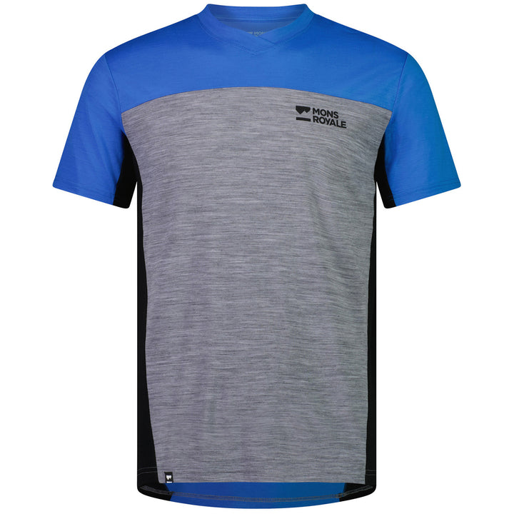 MONS ROYALE Redwood Enduro VT Jersey Blue Gravel