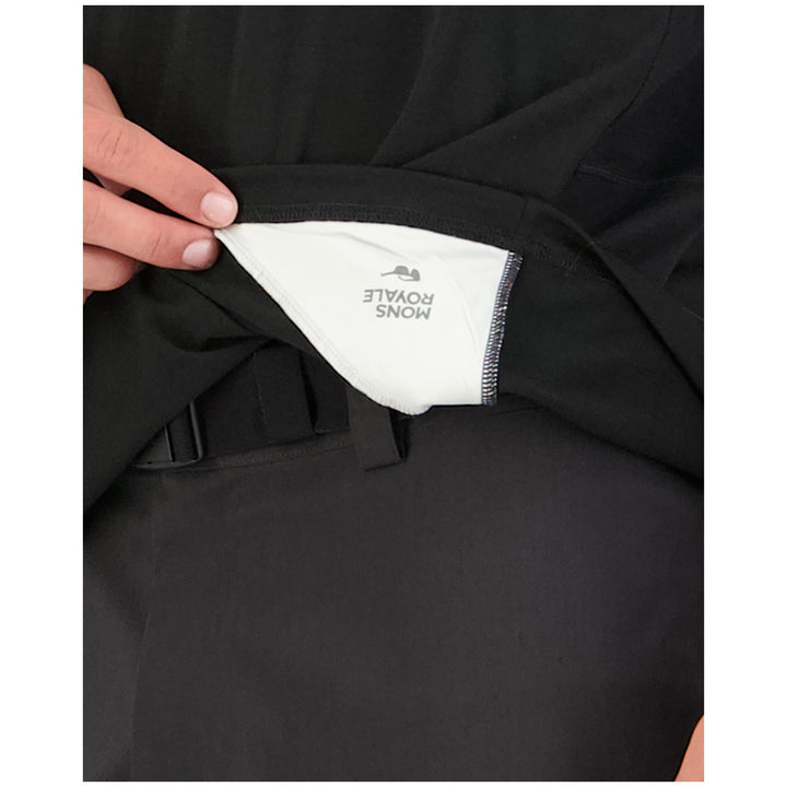 MONS ROYALE Tarn Merino Shift T-Shirt Black
