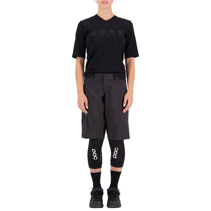 MONS ROYALE Virage Bike Shorts 2.0 - Women's Black