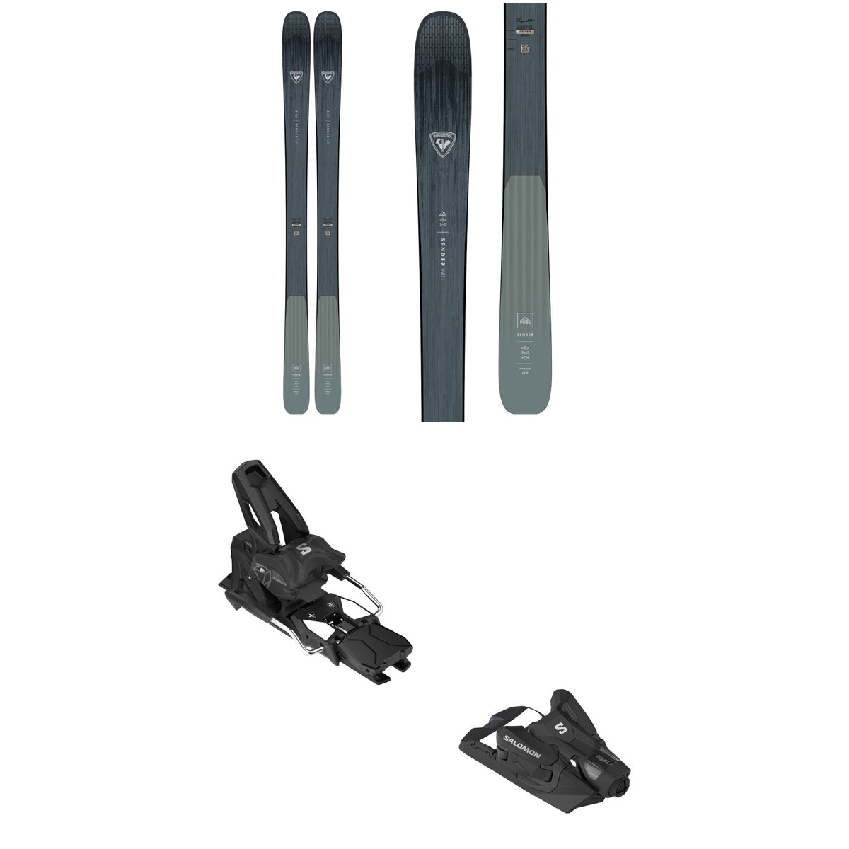 Rossignol Sender 94 Ti Skis 2024 + Salomon Strive 14 GW Ski Bindings