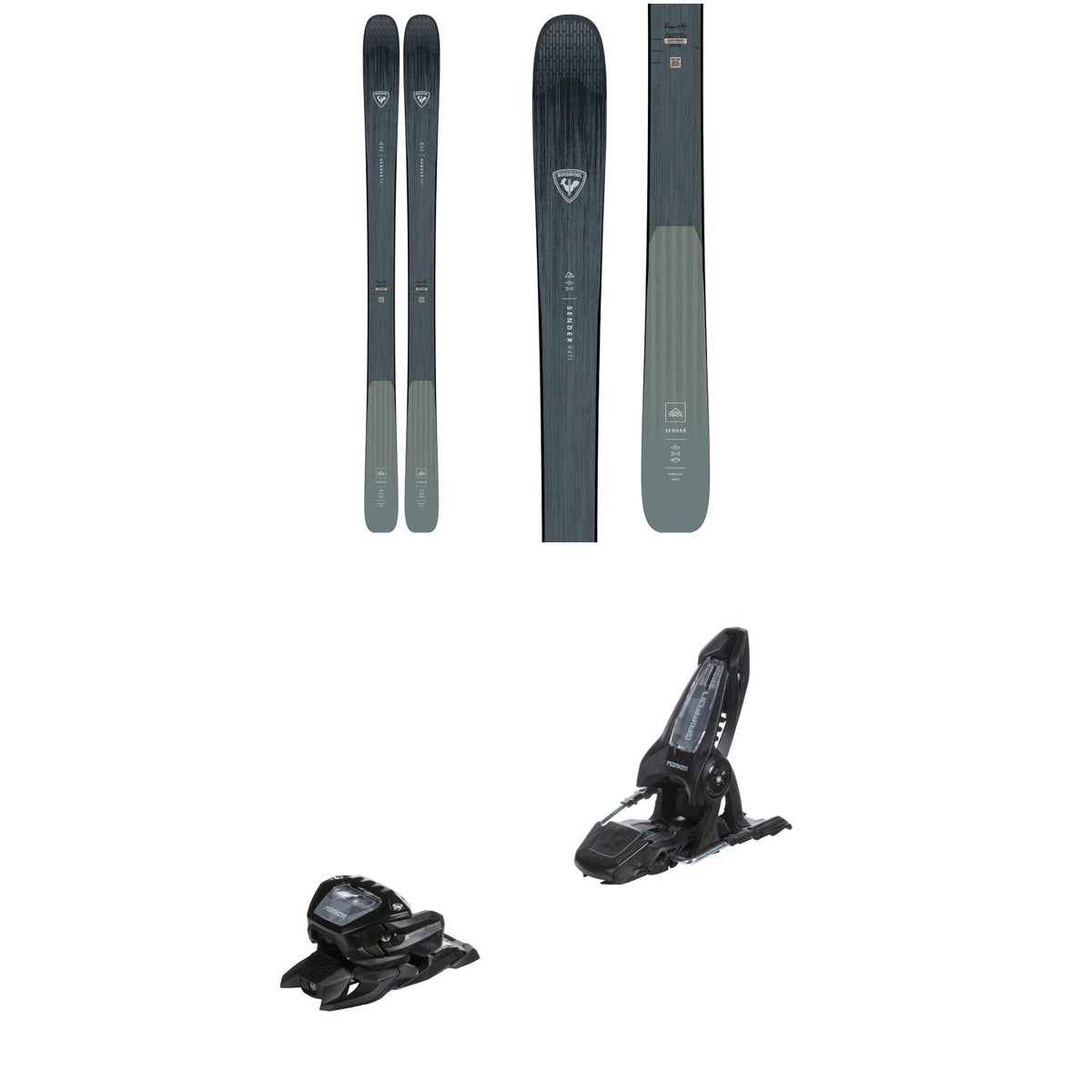 Rossignol Sender 94 Ti Skis 2024 + Marker Griffon 13 ID Ski Bindings