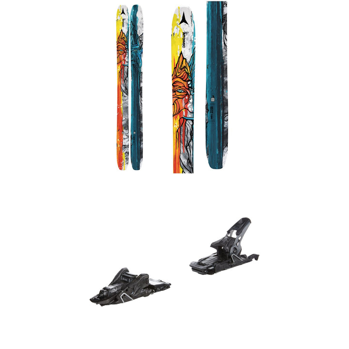 Atomic Bent Chetler 120 Skis + Salomon S/Lab Shift MNC 13 Alpine Touring Ski Bindings 2024