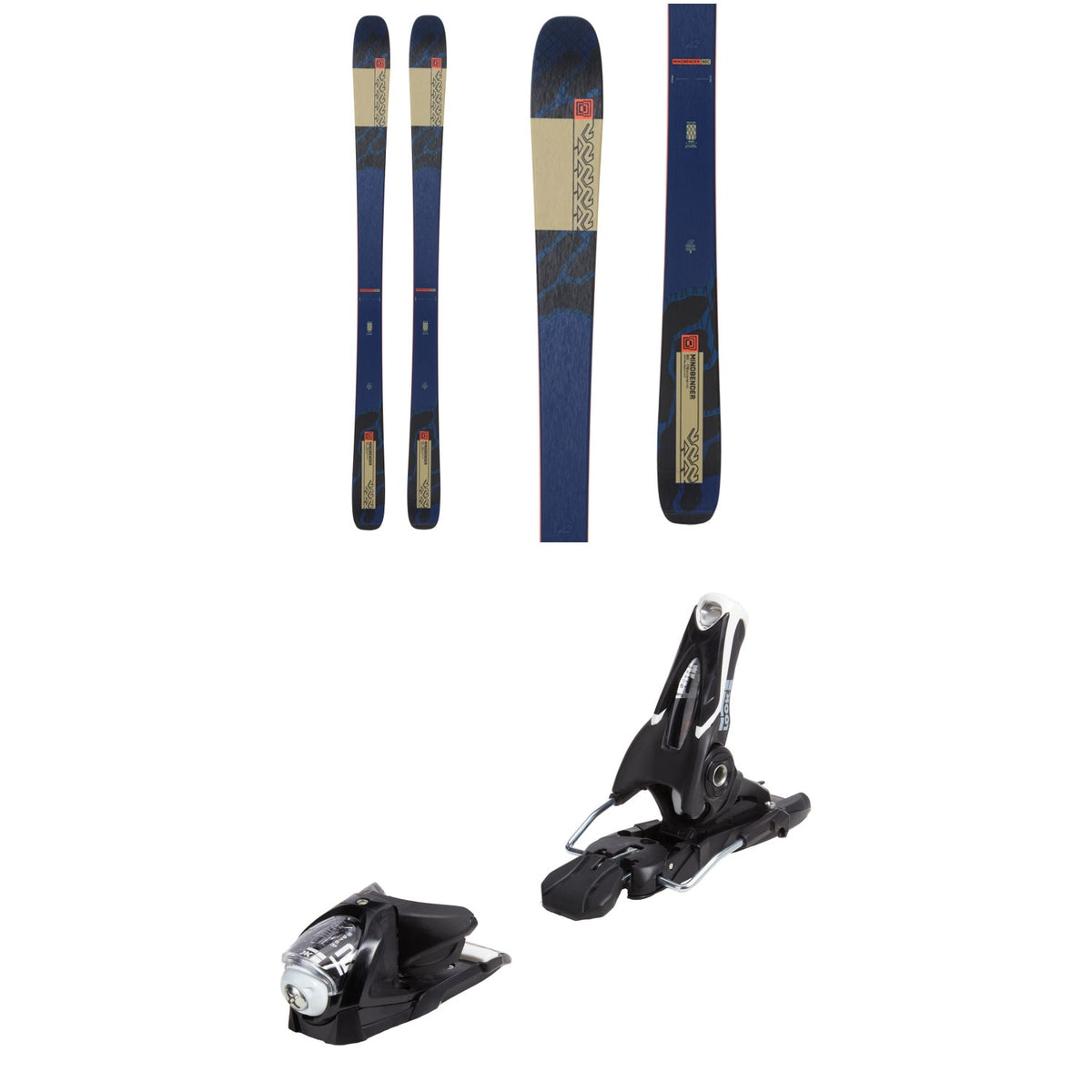 K2 Mindbender 90 C Skis 2024 + Look SPX 12 GW Ski Bindings