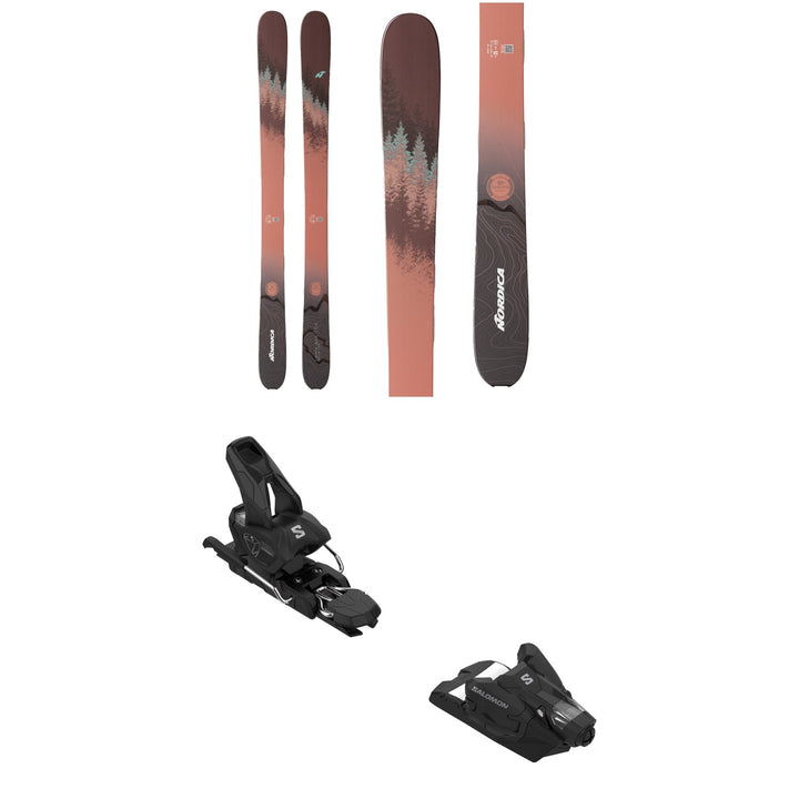 Nordica Santa Ana 104 Unlimited Skis - Women's + Salomon Strive 12 GW Ski Bindings 2024