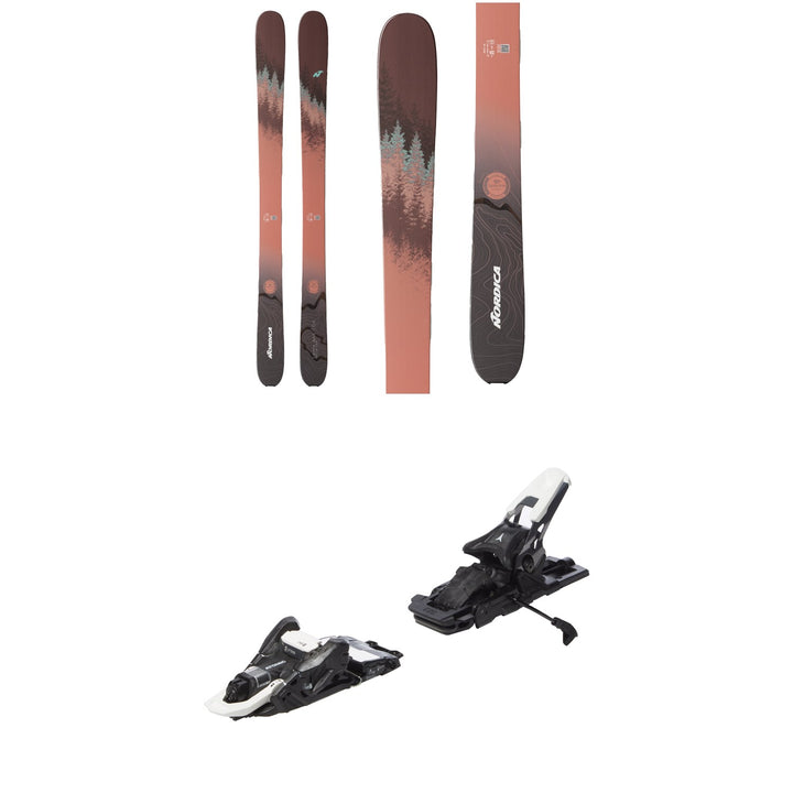 Nordica Santa Ana 104 Unlimited Skis - Women's 2024 + Atomic Shift MNC 10 Alpine Touring Ski Bindings 2024
