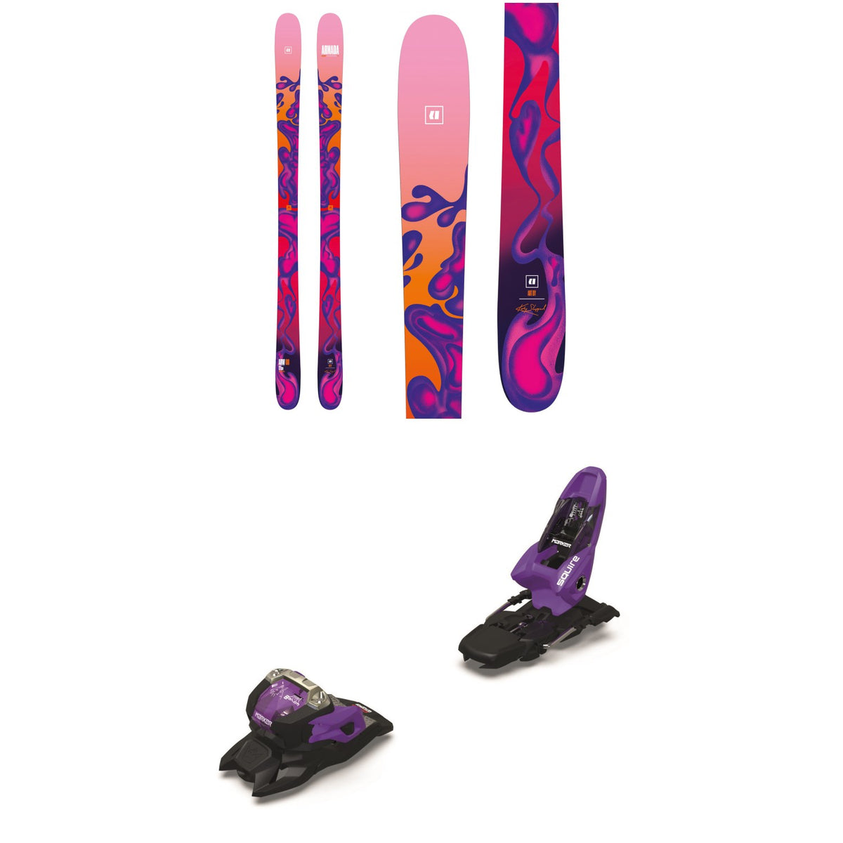 Armada ARW 88 Skis - Women's 2024 + Marker Squire 11 Ski Bindings