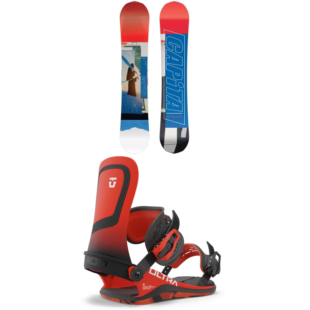 CAPiTA The Outsiders Snowboard + Union Ultra Snowboard Bindings 2024