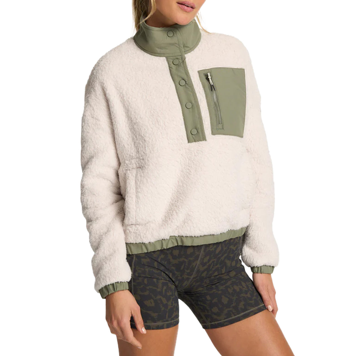 Vuori Cozy Sherpa Popover - Women's Dune