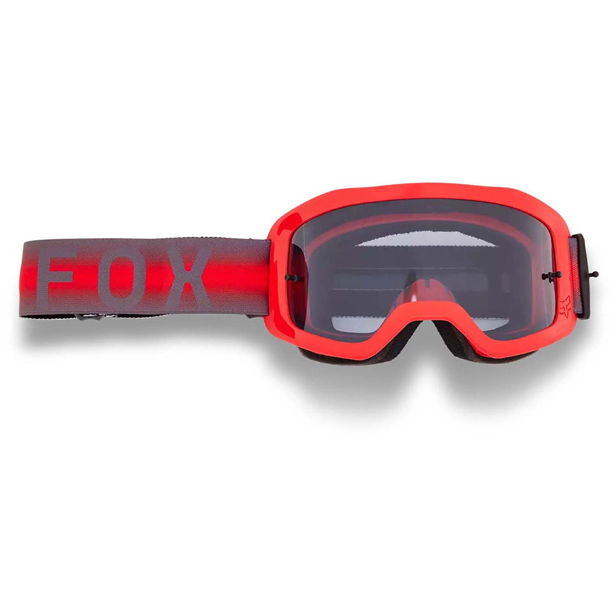 Fox Racing Main Interfere Smoke Goggles Fluorescent Red