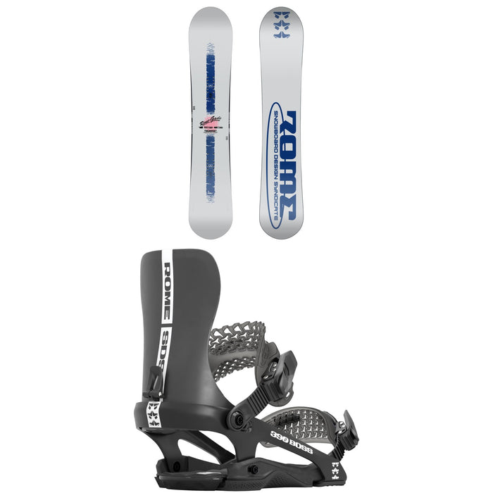 Rome Rene-Gade Snowboard + 390 Boss Snowboard Bindings 2024