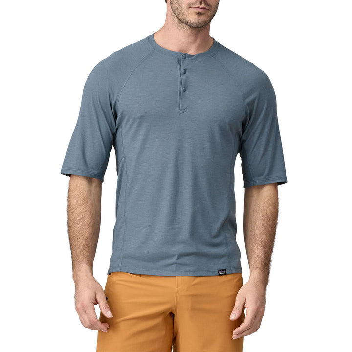 Patagonia Capilene Cool Trail Bike Henley Utility Blue