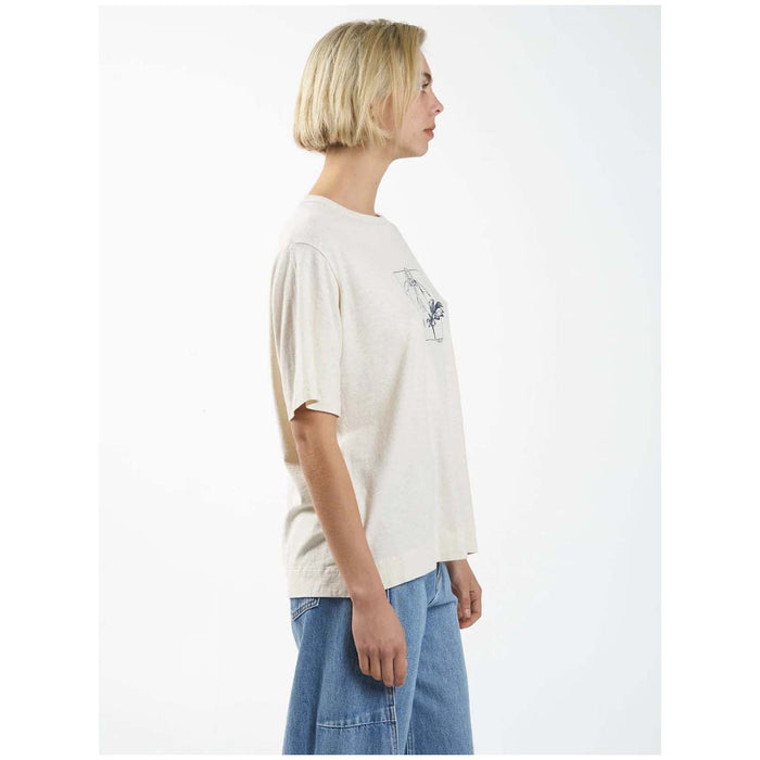 Thrills Experience Hemp Box T-Shirt - Women's Unbleached