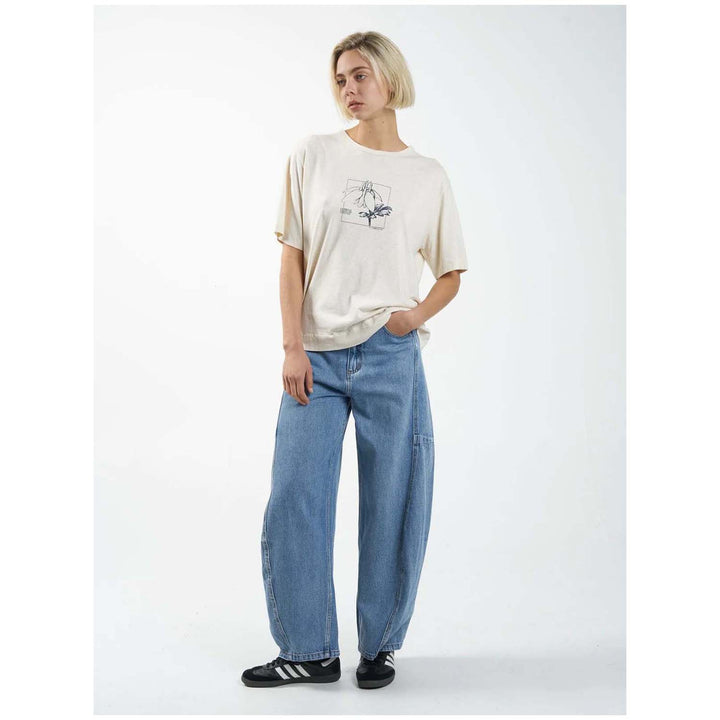 Thrills Experience Hemp Box T-Shirt - Women's Unbleached