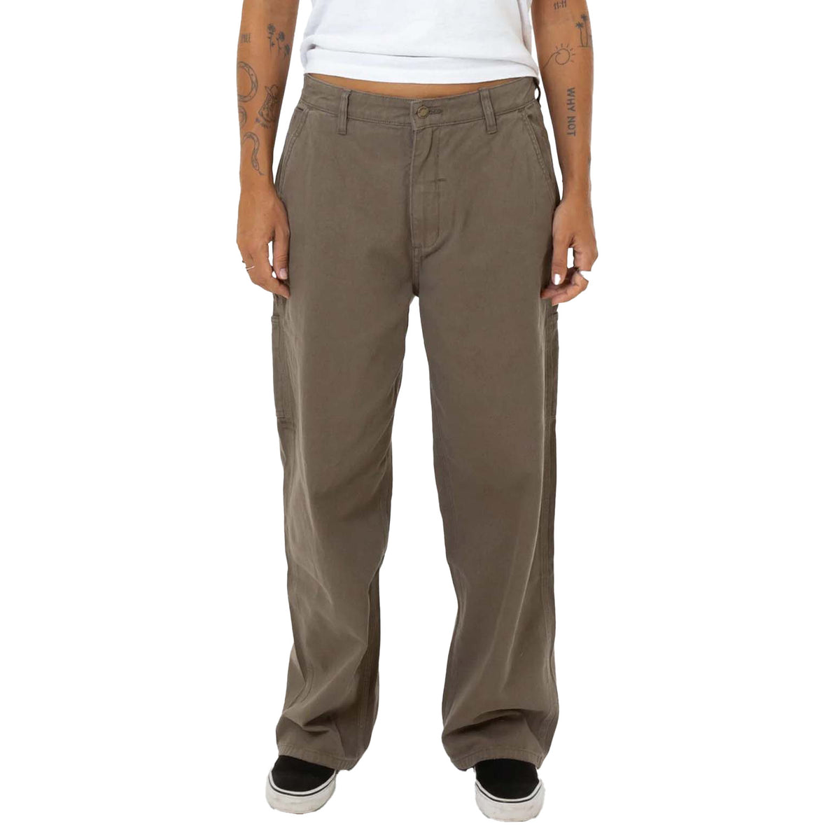 Thrills Slouch Carpenter Twill Pants - Women's Desert