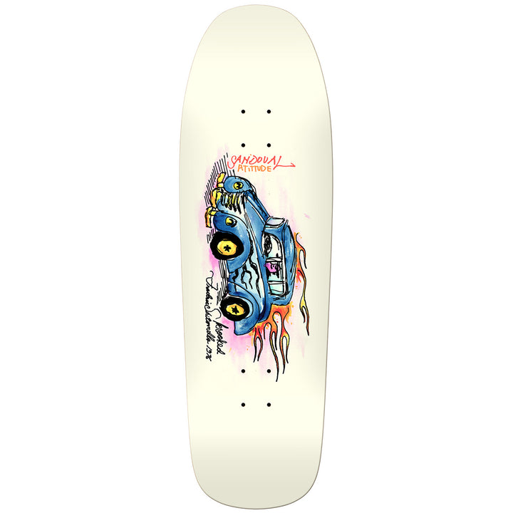 Krooked Sandoval Attitude 9.81 Skateboard Deck