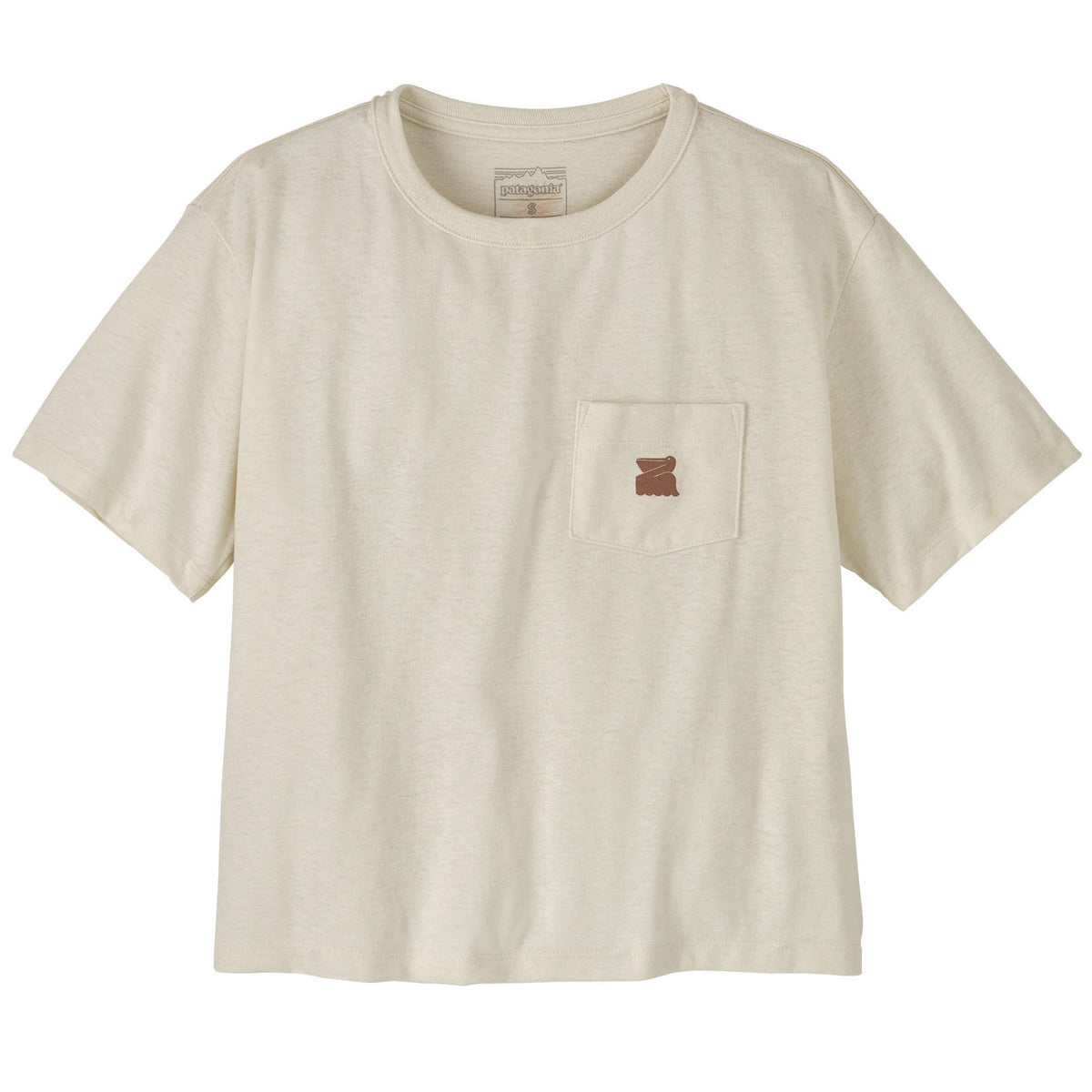 Patagonia Channel Islands Easy Cut Pocket Responsibili T-Shirt - Women's Birch White