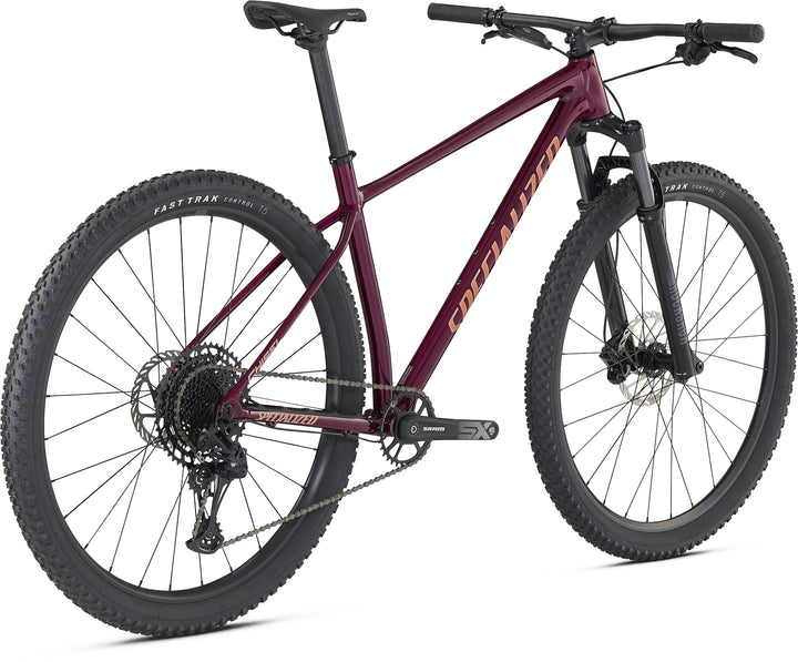 Specialized Chisel Complete Mountain Bike 2024 Gloss Maroon/Ice Papaya