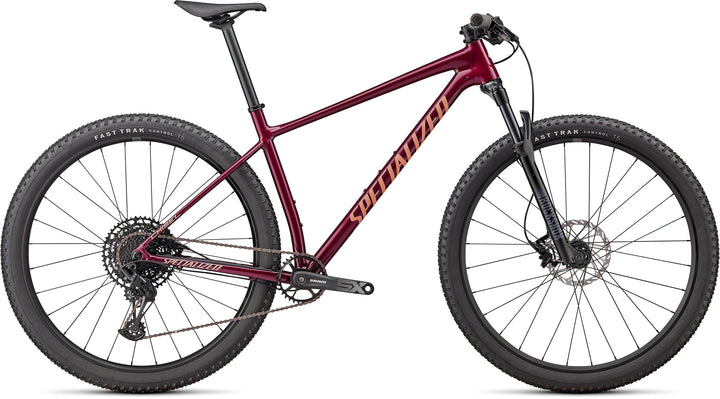 Specialized Chisel Complete Mountain Bike 2024 Gloss Maroon/Ice Papaya