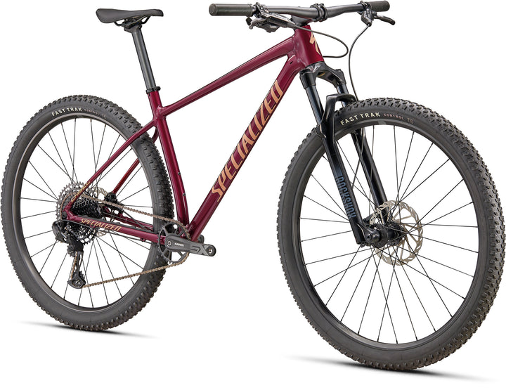 Specialized Chisel Complete Mountain Bike 2024 Gloss Maroon/Ice Papaya