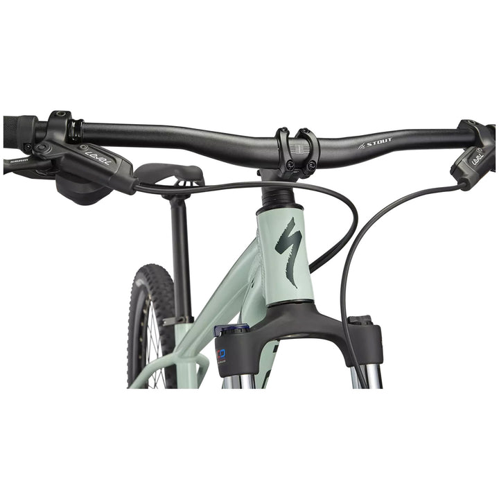 Specialized Rockhopper Comp 27.5 Complete Mountain Bike 2024 Gloss CA White Sage/Satin Forest Green