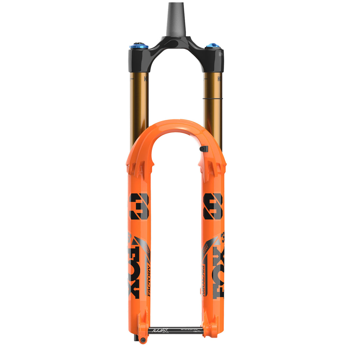 Fox Shox 38 Float Factory GRIP X2 Fork - 29" Shiny Orange, Black/Clear