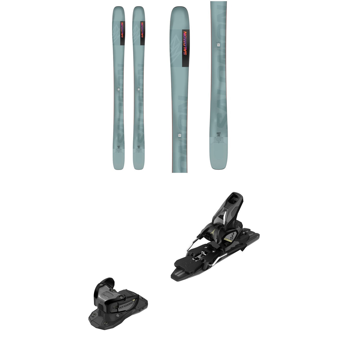 Salomon QST 98 Skis + Atomic Warden MNC 11 Ski Bindings