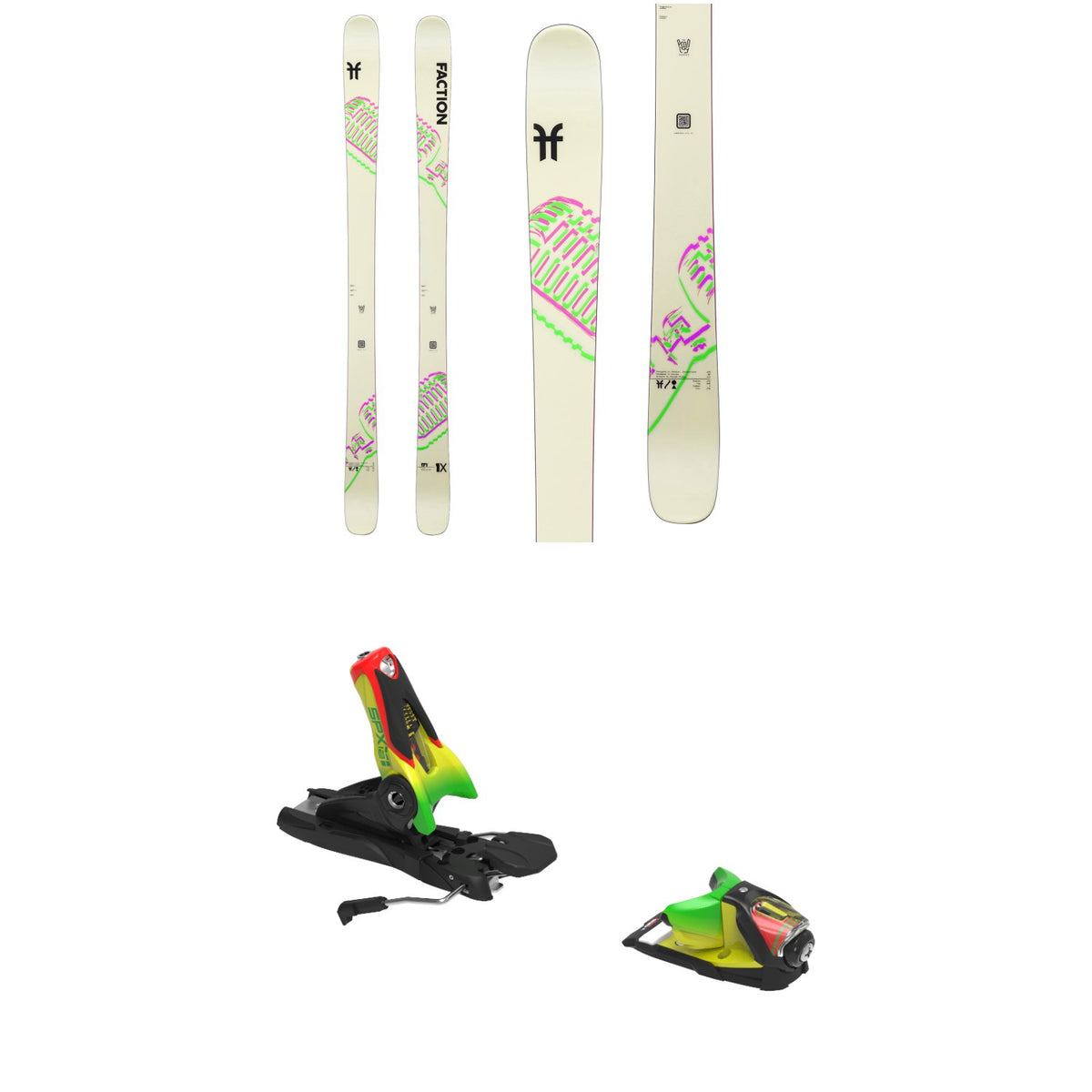 Faction Prodigy 1X Skis - Women's + Look SPX 12 GW Ski Bindings