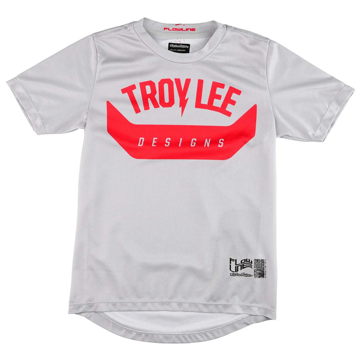 Troy Lee Designs Flowline Short-Sleeve Jersey - Kids' Aircore Cement