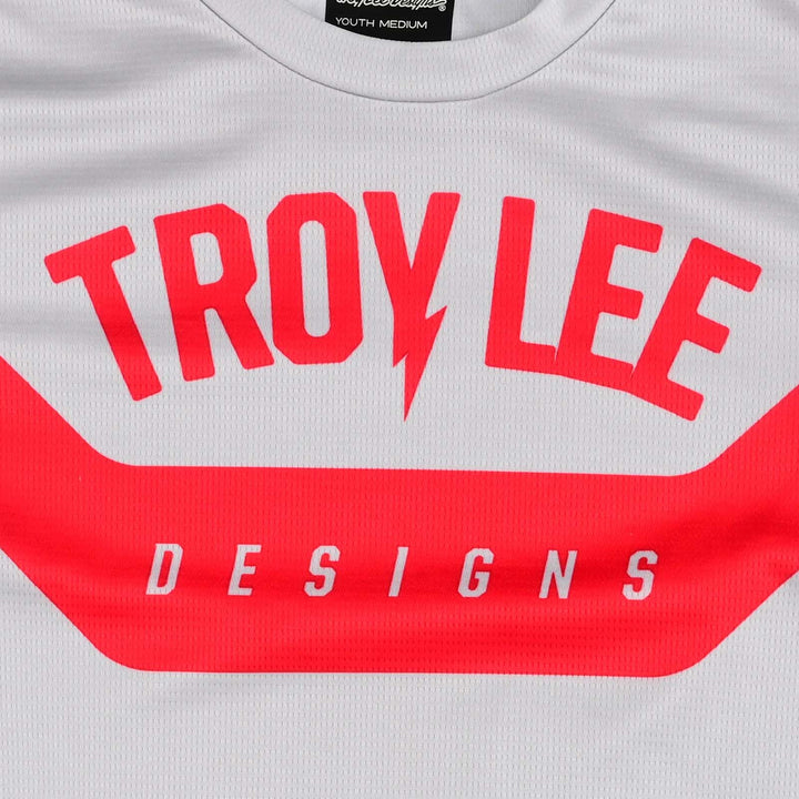 Troy Lee Designs Flowline Short-Sleeve Jersey - Kids' Aircore Cement