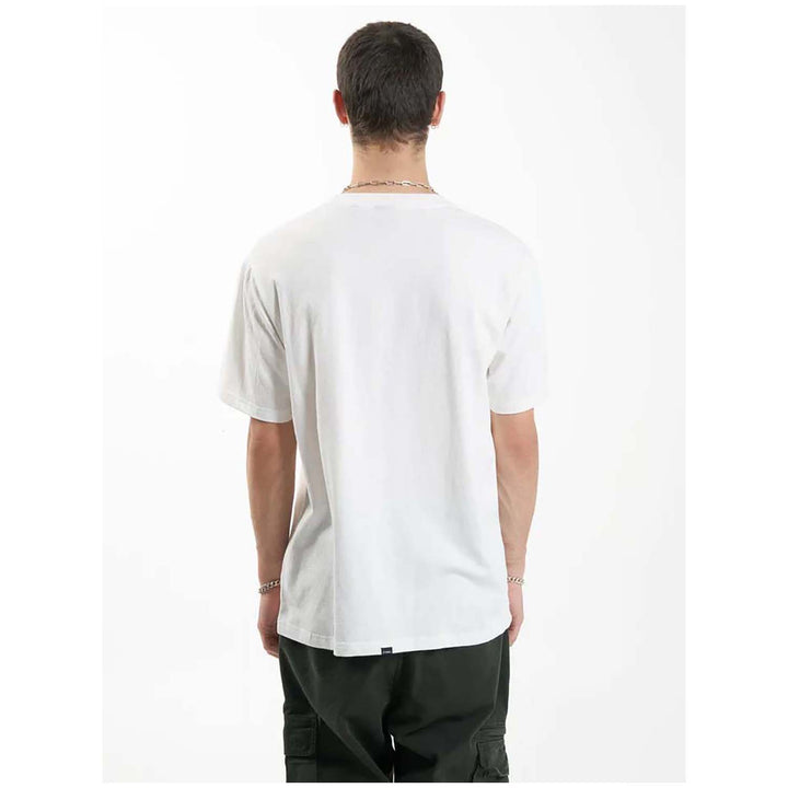 Thrills Spectral Merch Fit T-Shirt - Men's Dirty White