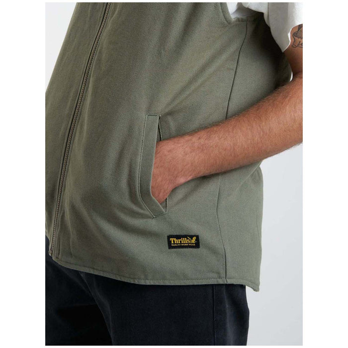 Thrills Thrills Union Vest - Men's Mild Army