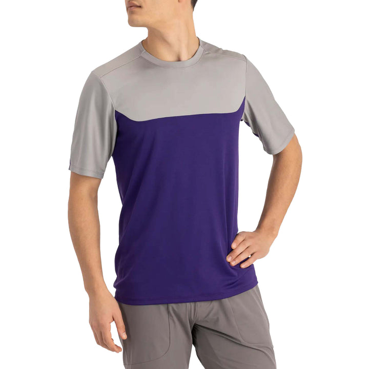 7Mesh Roam Short-Sleeve Shirt Purple Moon