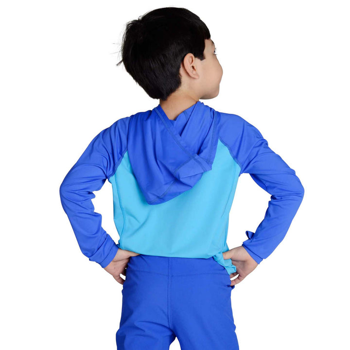 Hootie Hoo Georgie Sun Hoodie - Kids' Vivid Blue/Cyan