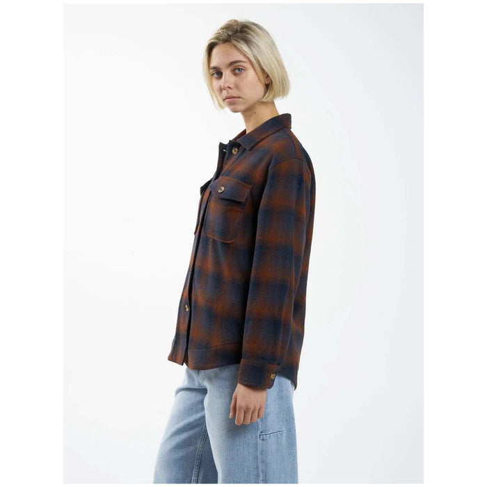 Thrills Barrio Overshirt - Women's Midnight Blue