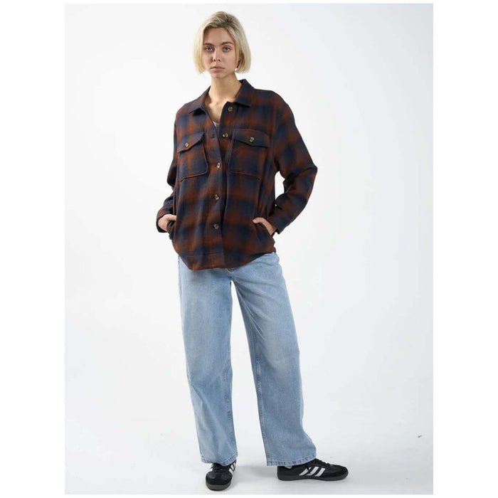 Thrills Barrio Overshirt - Women's Midnight Blue