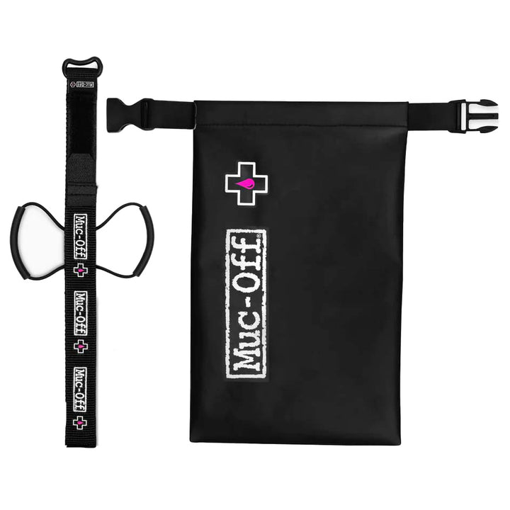 Muc-Off Utility Frame Strap + Waterproof Cargo Bag Bundle Black