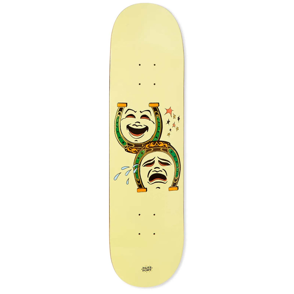 Pass~Port Dumb Luck Horse Shoe 8.25 Skateboard Deck