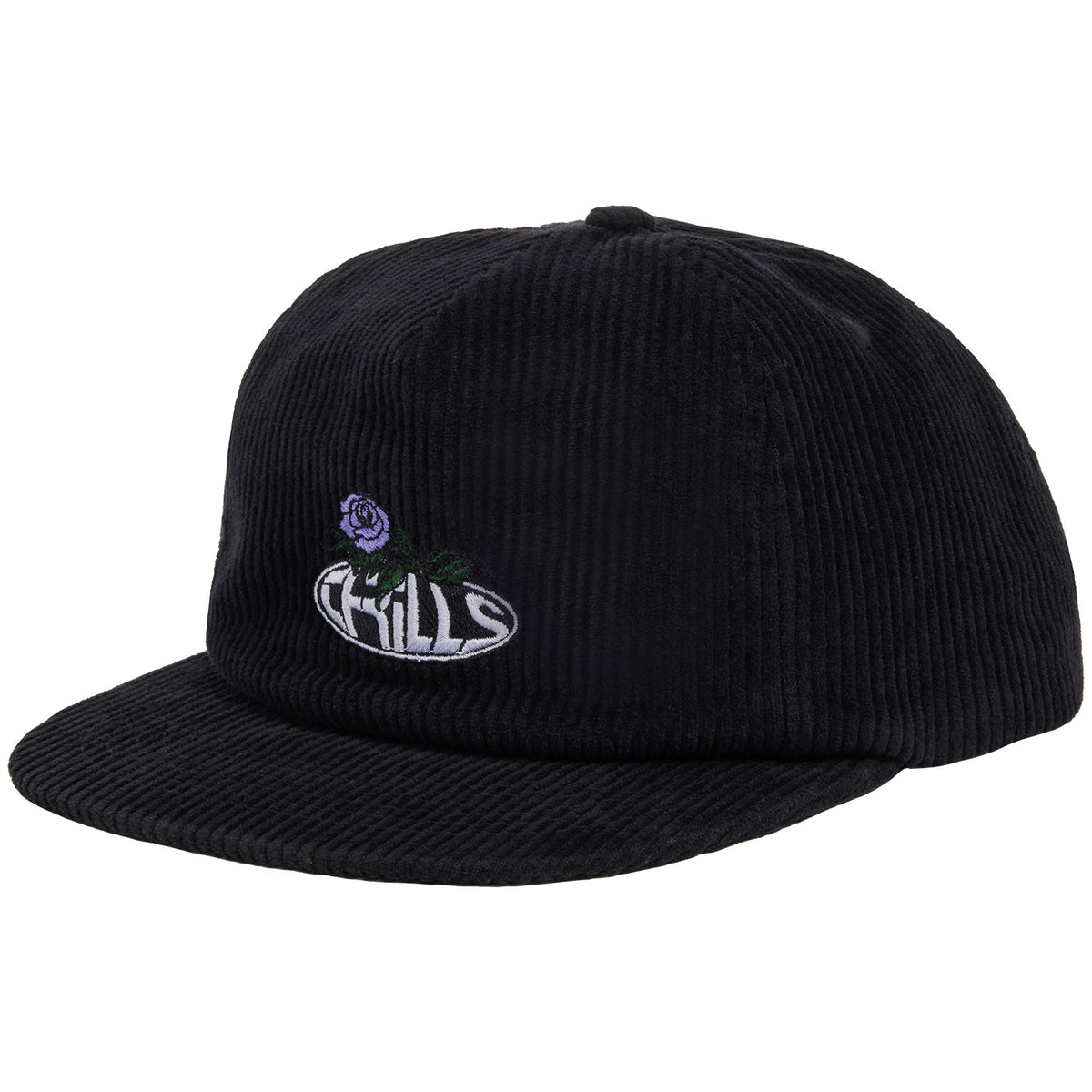 Thrills Sub Rosa 5 Panel Cap Black