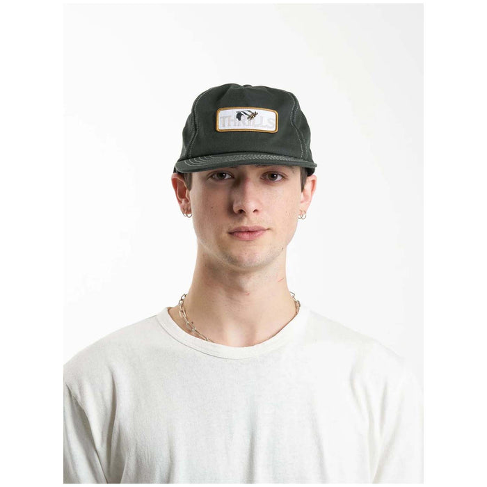 Thrills Secret Garden 5 Panel Cap Oil Green