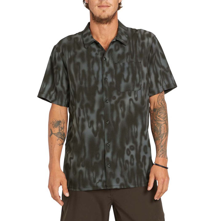 Volcom Ridgestone Short-Sleeve Shirt - Men's Asphalt Black