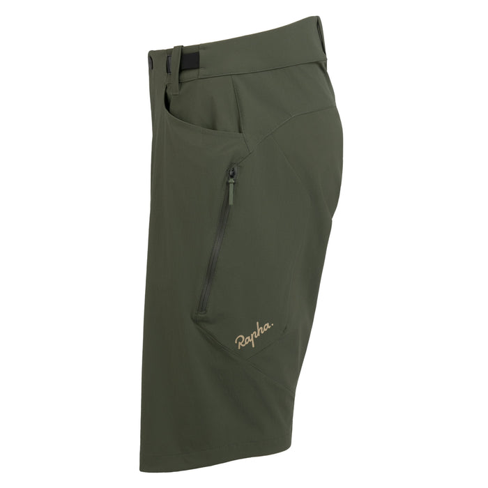 Rapha Trail Shorts Dark Khaki/Tan