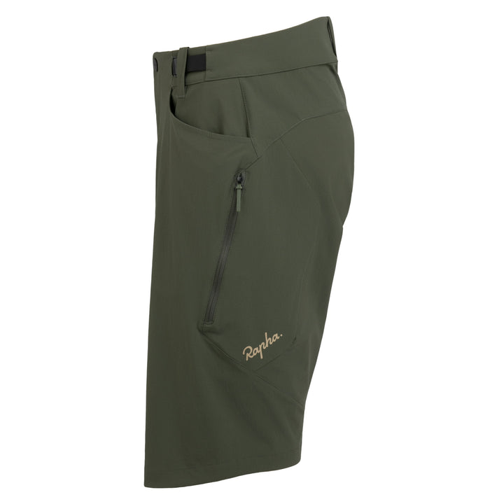 Rapha Trail Shorts Dark Khaki/Tan