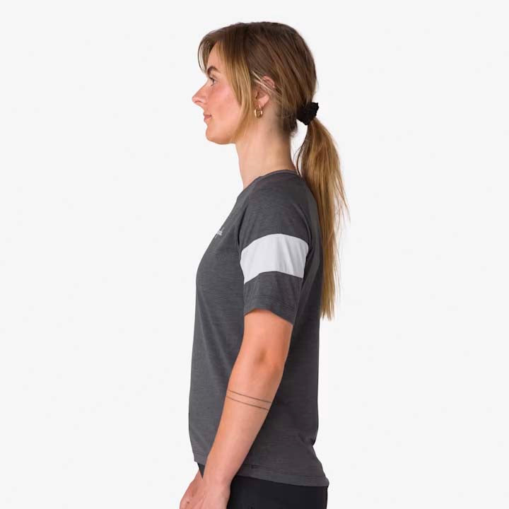 Rapha Trail Technical T-Shirt - Women's Dark Grey/Light Grey