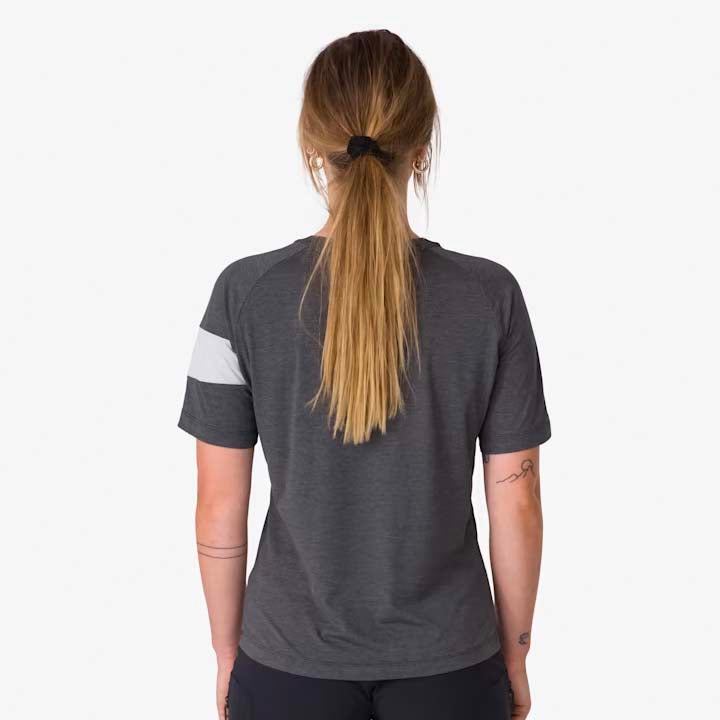 Rapha Trail Technical T-Shirt - Women's Dark Grey/Light Grey